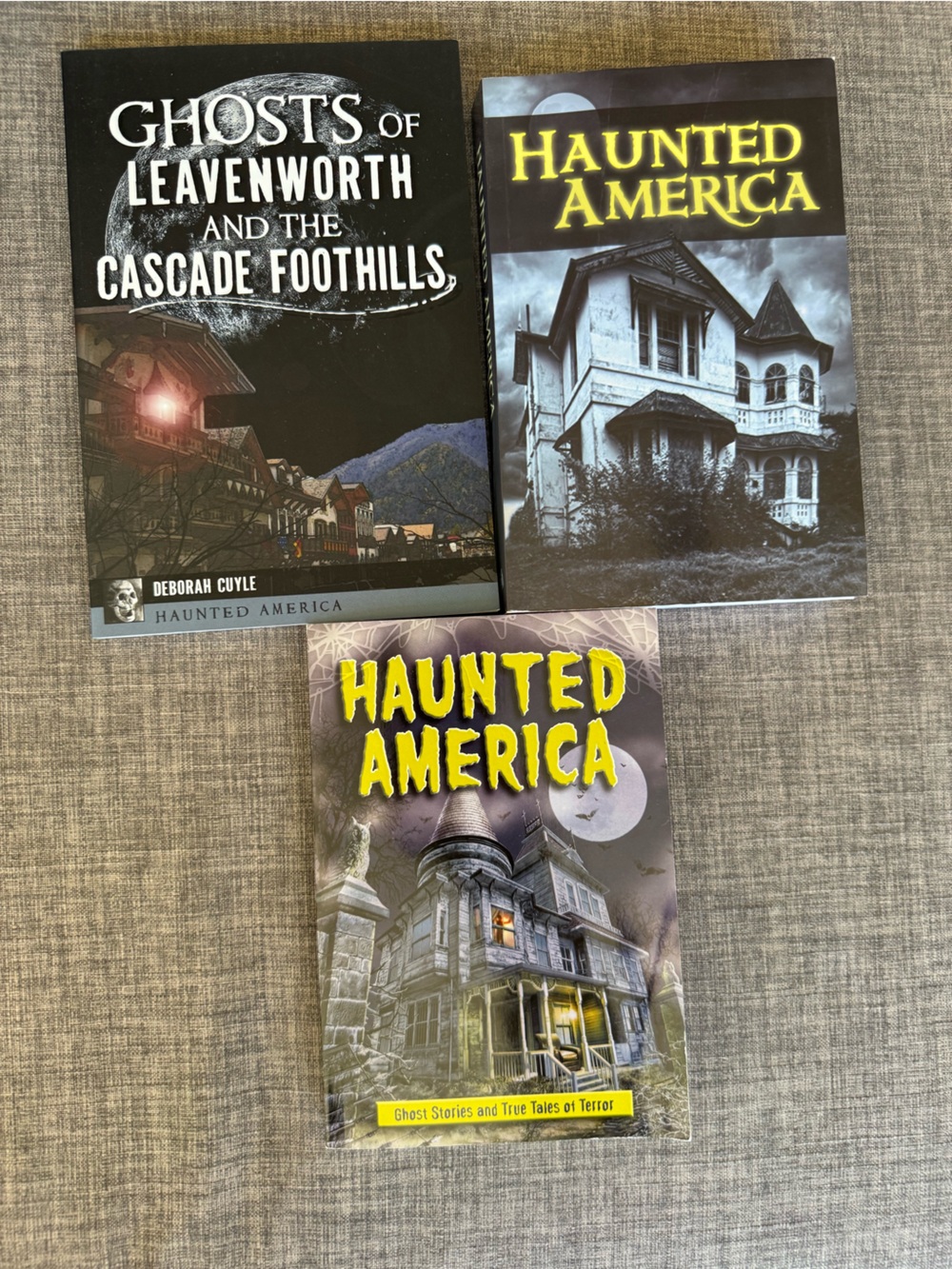 Haunted America & Ghosts of Leavenworth Book Bundle - Black/Yellow/Cream Covers